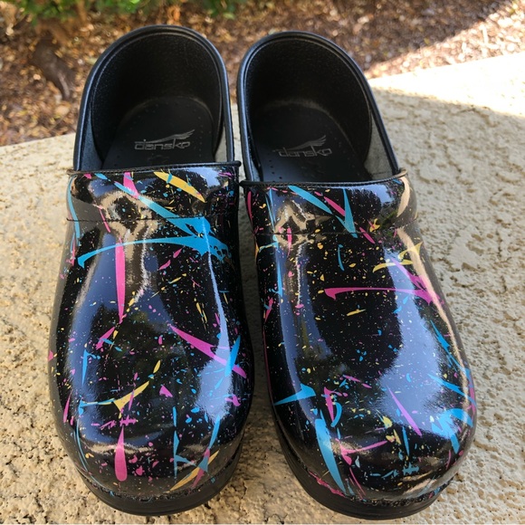 Dansko Shoes - Dansko Clogs  Color Splash Patent Leather Size 8.5